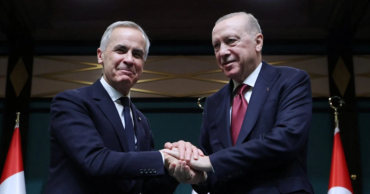 Ερντογάν και Κάρνεϊ αναβαθμίζουν τις σχέσεις Τουρκίας - Καναδά