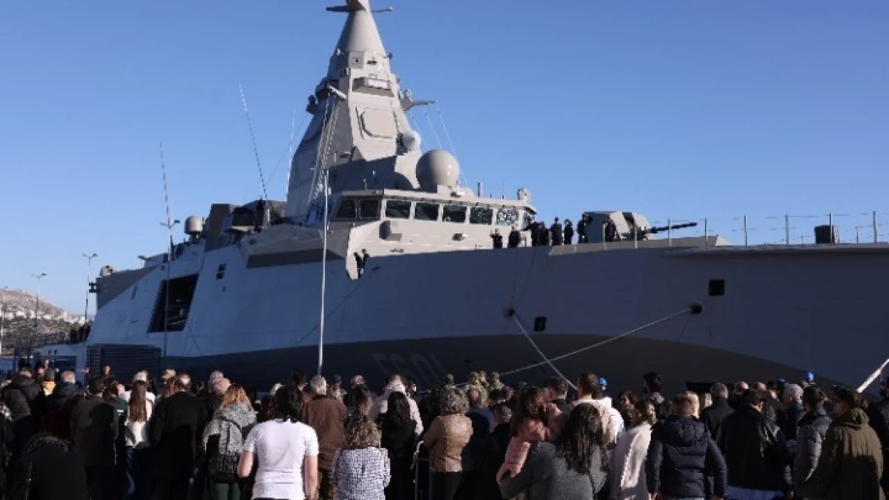 Στον Θερμαϊκό η φρεγάτα «Κίμων» - Πότε ανοίγει για το κοινό