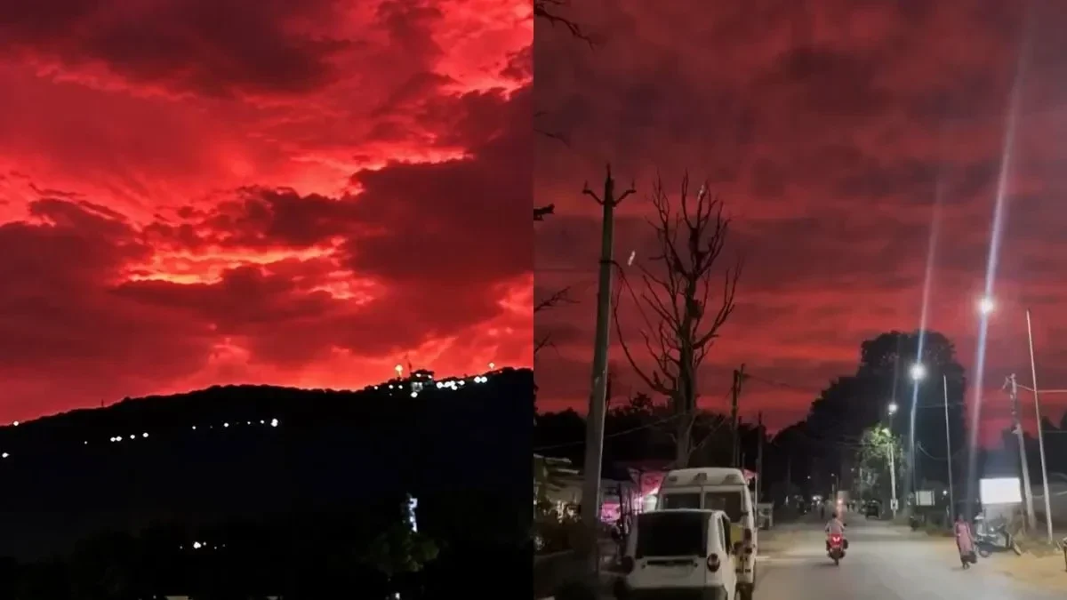 Ινδία: Ο ματωμένος ουρανός που θύμισε το Upside Down