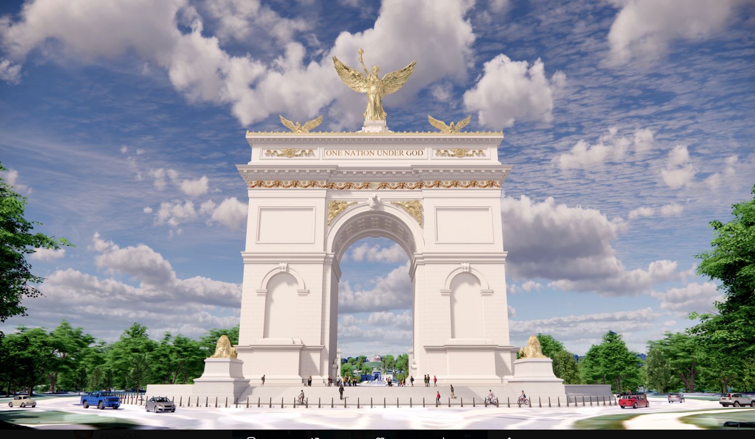 Αψίδα Θριάμβου Ηνωμένων Πολιτειών Ουάσινγκτον μνημείο