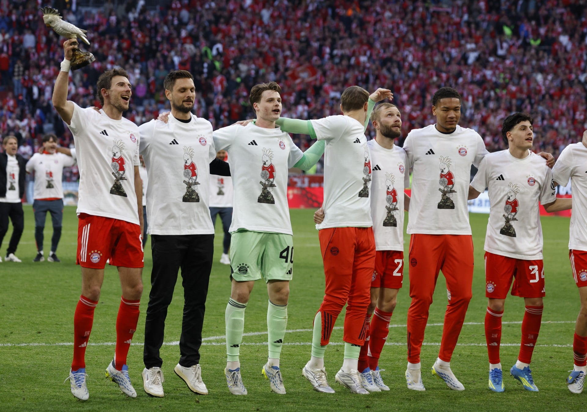 Μπάγερν Μονάχου πανηγυρισμοί τίτλος Bundesliga 2026