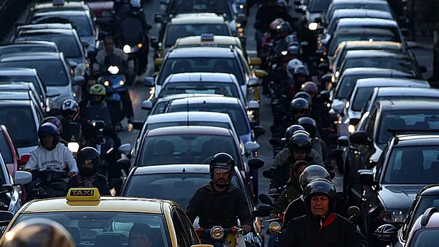 κίνηση αυτοκίνητα Κηφισός Αττική πρωί