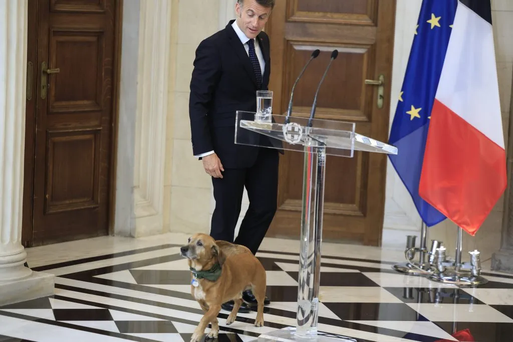 Μακρόν και Πίνατ στο Μέγαρο Μαξίμου