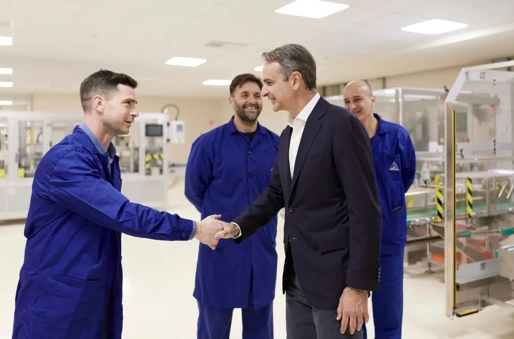 Μητσοτάκης φαρμακοβιομηχανία Τρίπολη επένδυση 1500 θέσεις εργασίας