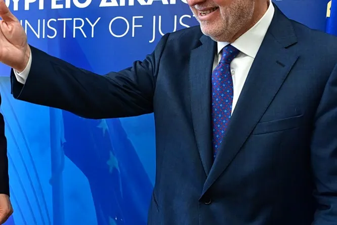 Λάουρα Κοβέσι στο υπουργείο Δικαιοσύνης Αθήνα 2026