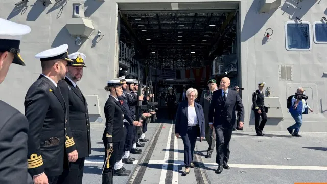 Δένδιας Βοτρέν συνάντηση φρεγάτα Κίμων