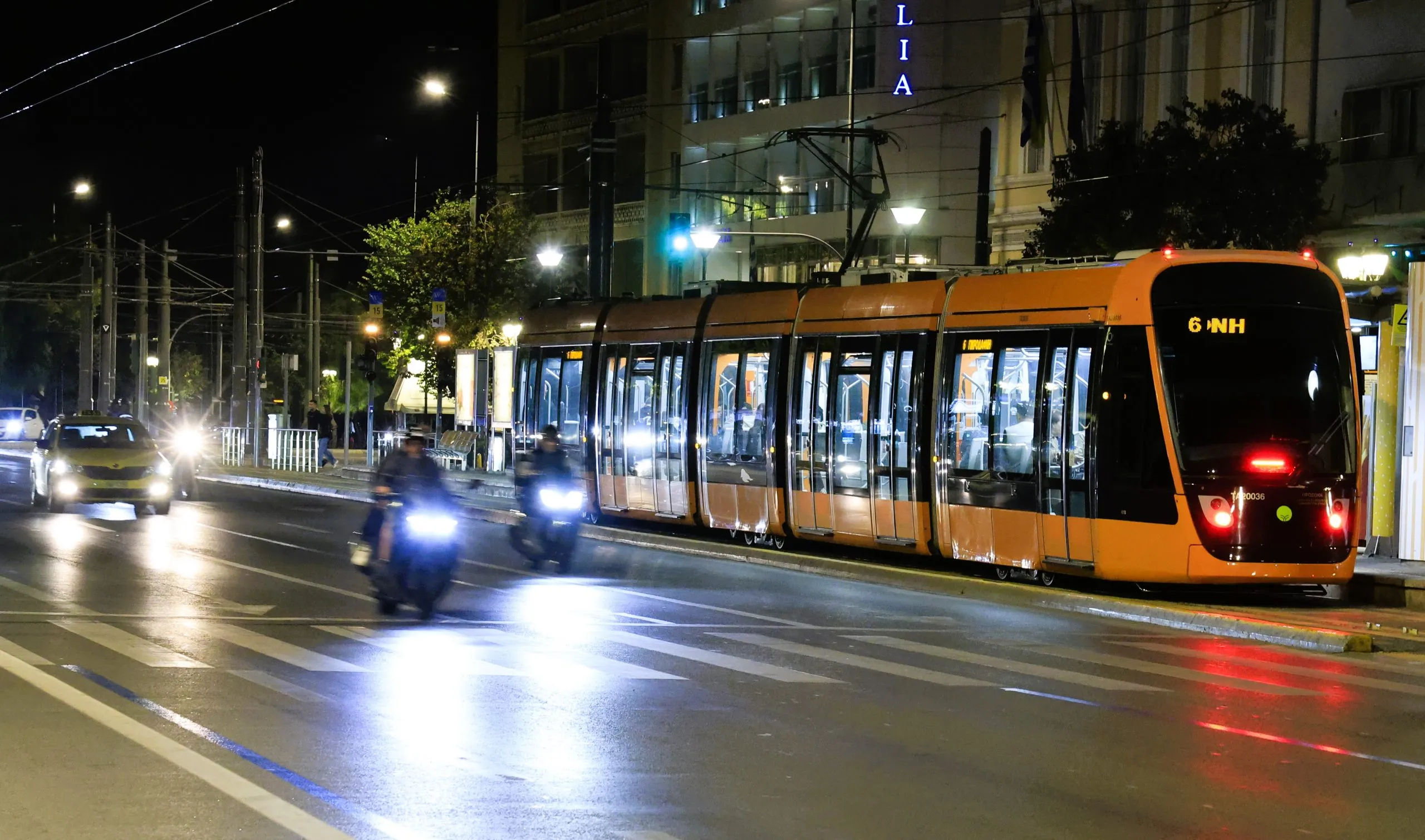 Στάση Τραμ Ζάππειο νέα θέση Βασιλίσσης Όλγας