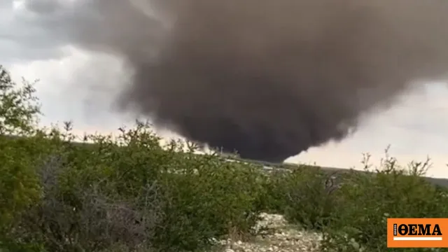 ανεμοστρόβιλος Κοαουίλα Μεξικό καταστροφές
