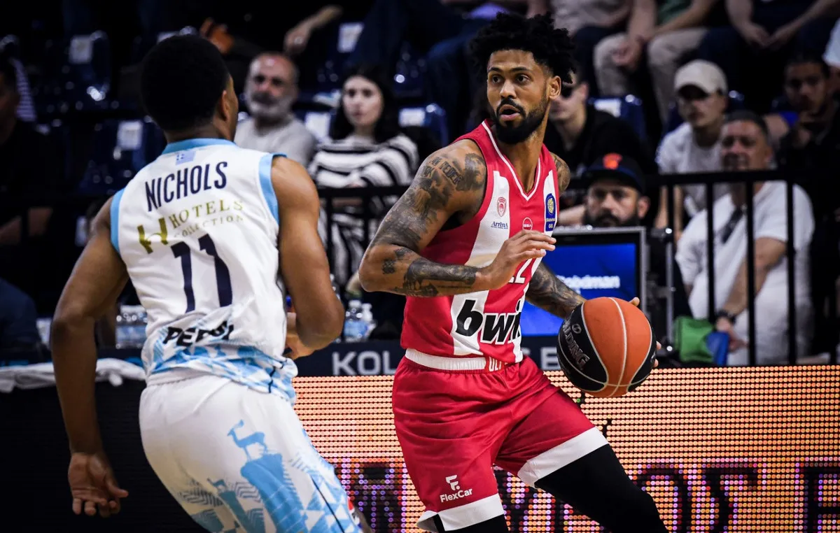 Ολυμπιακός νίκη Κολοσσός Ρόδου Basket League ημιτελικά