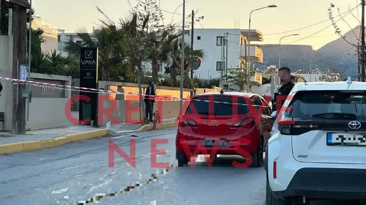 Σκηνή εγκλήματος στην Αμμουδάρα Ηρακλείου Κρήτης