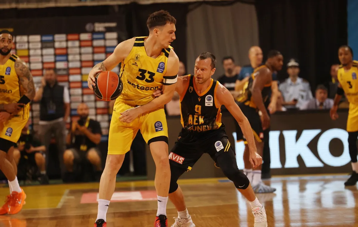 Άρης ΑΕΚ Game 2 playoffs Stoiximan GBL Αλεξάνδρειο