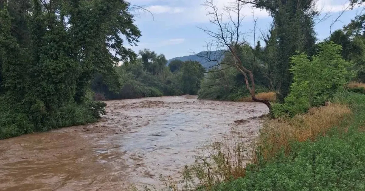 Υπερχείλιση Πηνειού ποταμού Ηλεία καταιγίδα