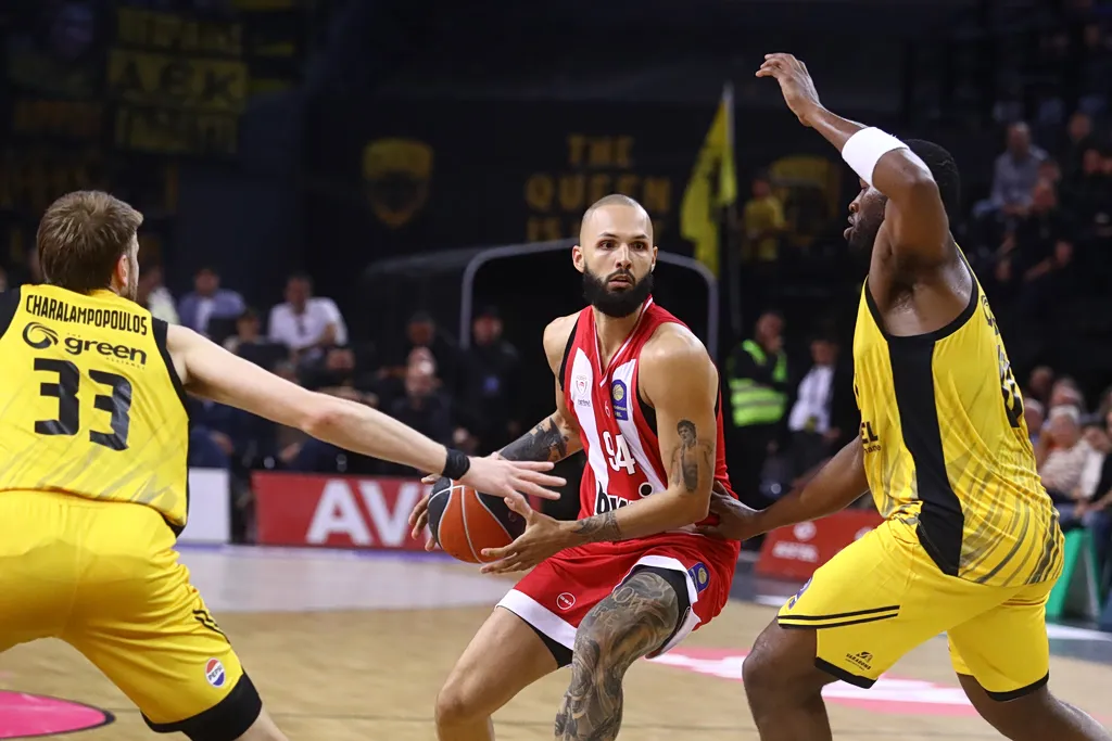 ημιτελικοί Stoiximan GBL ΑΕΚ Ολυμπιακός μπάσκετ