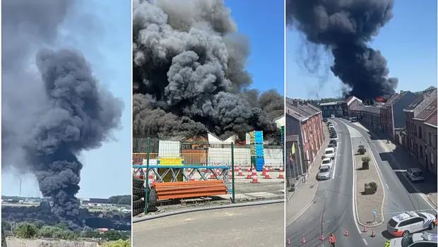 Πυρκαγιά σε αποθήκη κλωστοϋφαντουργίας Τουμπίζ Βέλγιο