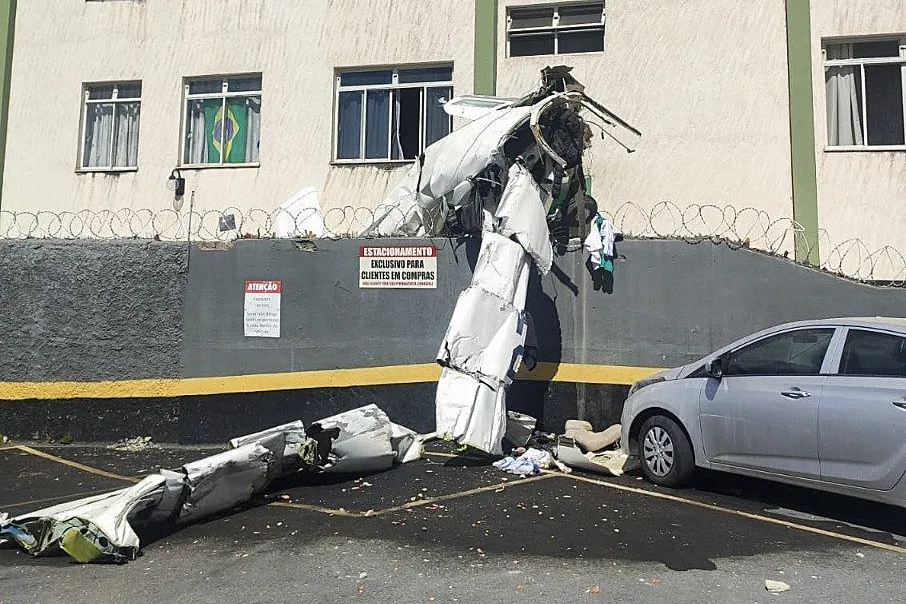 συντριβή αεροσκάφους σε κτίριο Μπέλο Οριζόντε Βραζιλία
