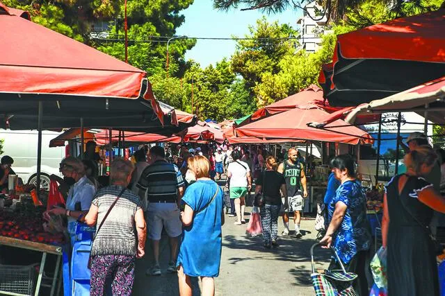 λαϊκή αγορά Άγιο Πνεύμα Ιούνιος 2025