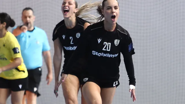 ΠΑΟΚ ΑΕΚ τελικός Α1 χάντμπολ γυναικών