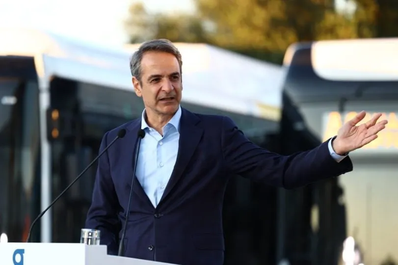 Μητσοτάκης ομιλία αστικές συγκοινωνίες Αθήνα λεωφορεία