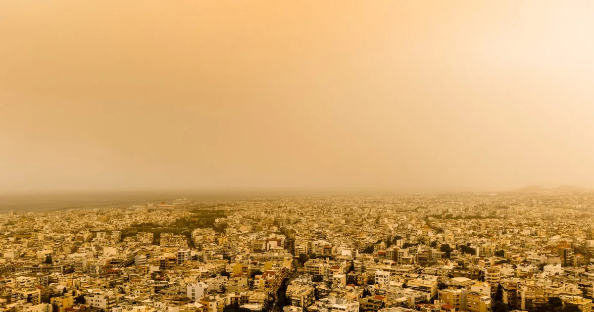 Αφρικανική σκόνη πάνω από την Ελλάδα ζέστη Μάιος