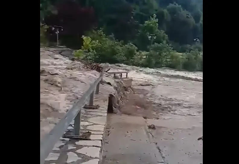 Υπερχείλιση Πηνειού ποταμού Ηλεία καταιγίδα