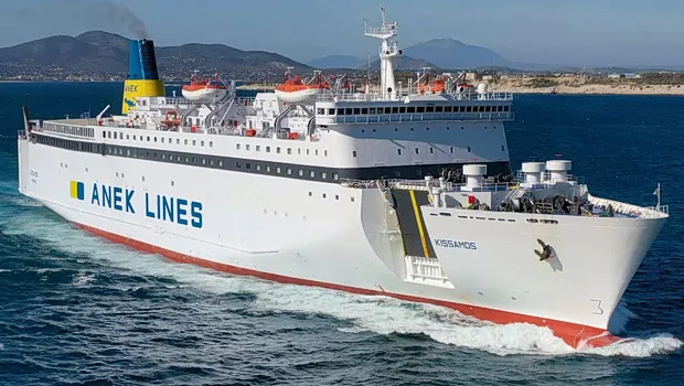 Πλοίο Κίσσαμος ANEK Lines αβαθή ύδατα Μήλος
