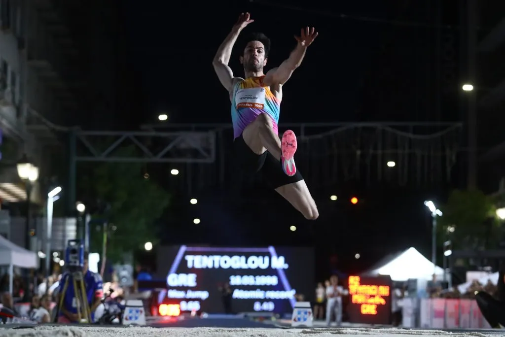 Μίλτος Τεντόγλου άλμα Piraeus Street Long Jump 2026