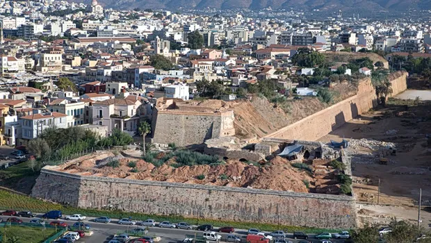 Ενετικά Τείχη Ηρακλείου Κρήτης νύχτα