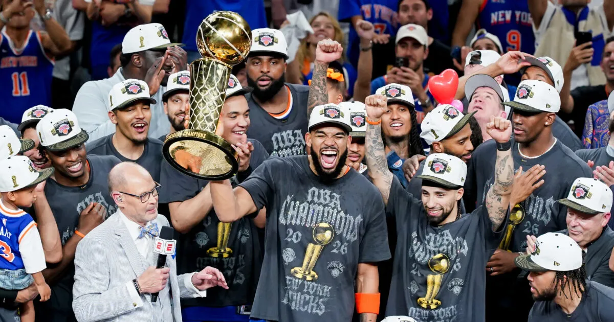 Τζέιλεν Μπράνσον τρόπαιο NBA Νιου Γιορκ Νικς 2026