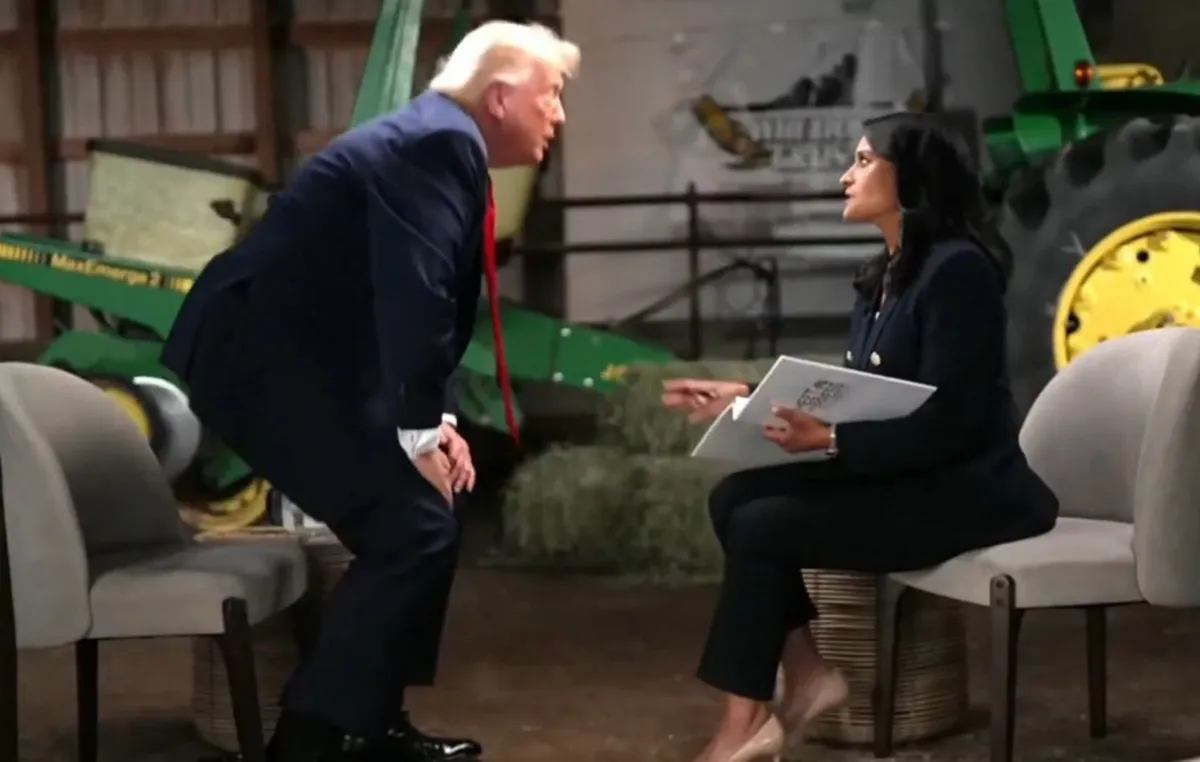 Ο Τραμπ αποχωρεί από συνέντευξη στο NBC Meet the Press