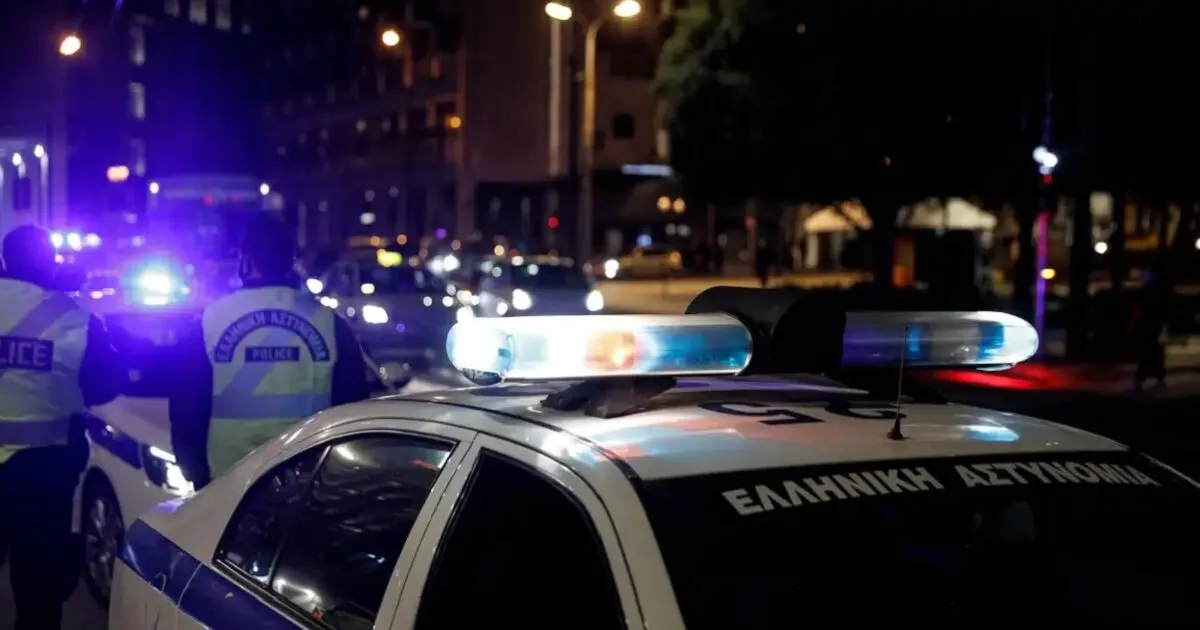 Σημείο τροχαίου δυστυχήματος στην Πέτρου Ράλλη Αθήνα