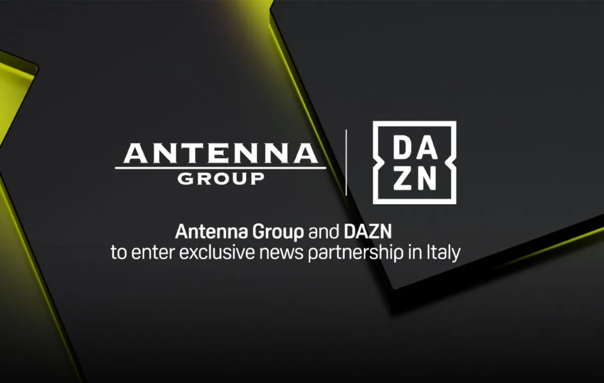 Antenna DAZN streaming ειδήσεις συνεργασία Ιταλία