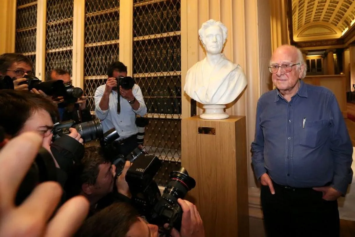 Ο Βέλγος φυσικός Φρανσουά Ανγκλέρ νομπελίστας 2013 μποζόνιο Χιγκς