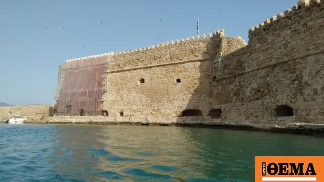 Ενετικά Τείχη Ηρακλείου Κρήτης νύχτα