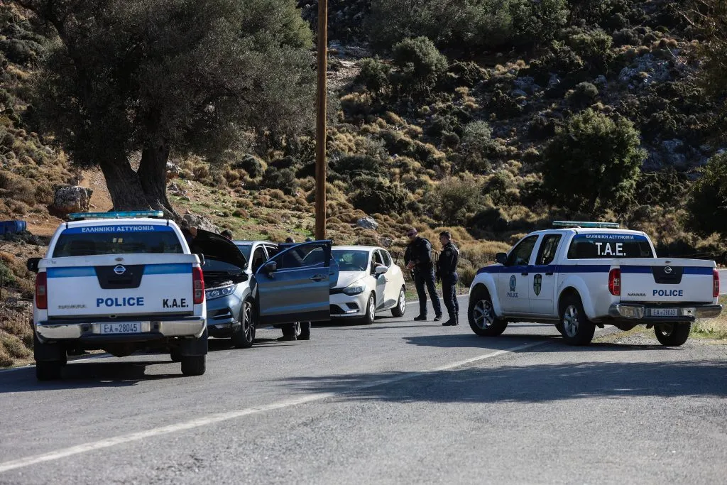 σκηνή ένοπλης συμπλοκής στα Βορίζια Ηρακλείου Κρήτης