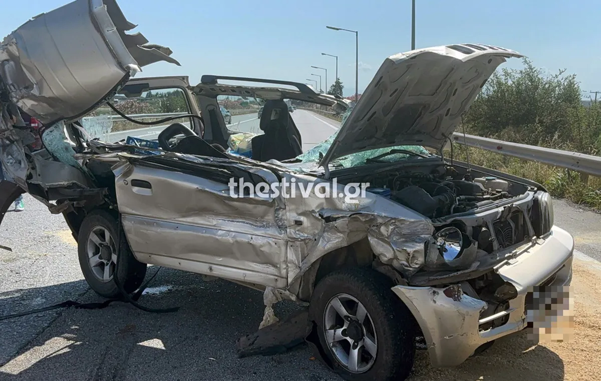τροχαίο ατύχημα Εθνική Οδός Μάλγαρα Θεσσαλονίκη νταλίκα