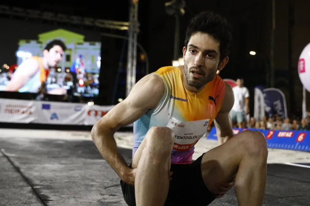 Μίλτος Τεντόγλου άλμα Piraeus Street Long Jump 2026