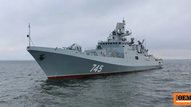 Ρωσική φρεγάτα Admiral Grigorovich στη Μάγχη