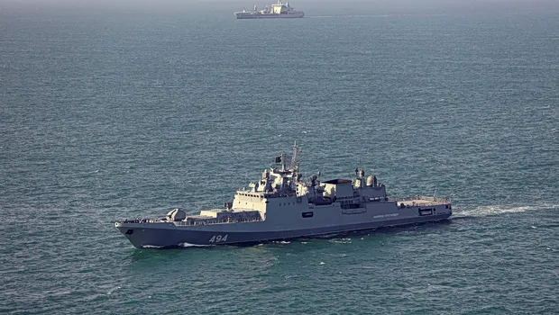 ρωσική φρεγάτα Admiral Grigorovich στη Μάγχη