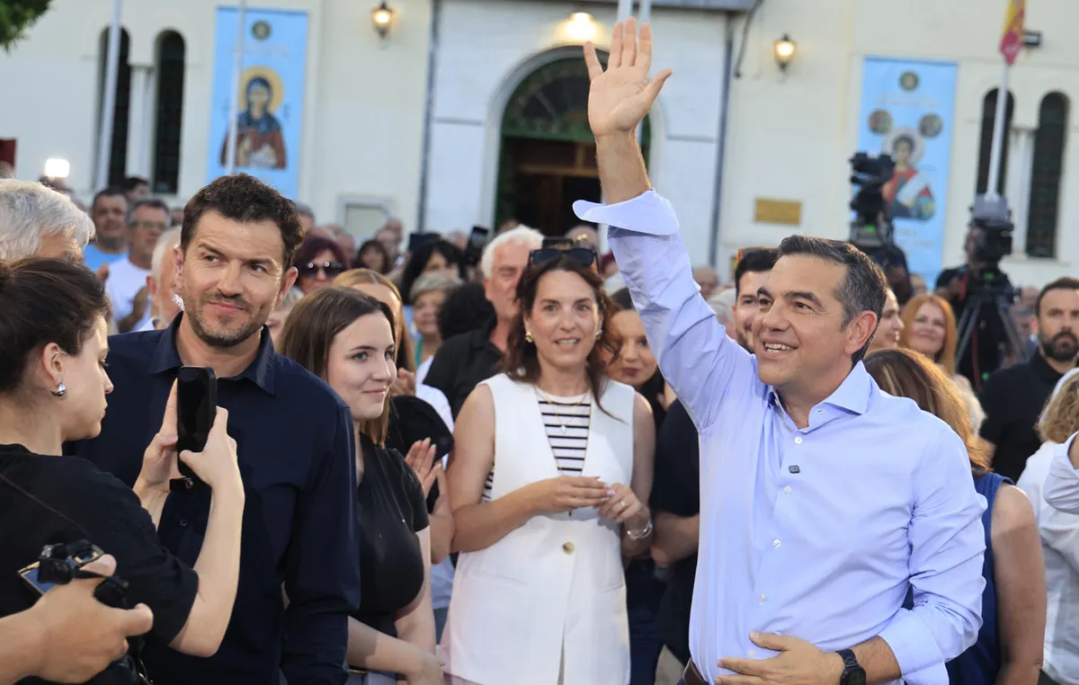 Αλέξης Τσίπρας εκδήλωση ΕΛΑΣ Νίκαια Τώρα Μιλάμε πολίτες