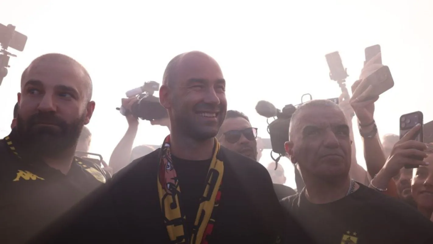 Βασίλης Σπανούλης άφιξη αεροδρόμιο Θεσσαλονίκης οπαδοί Άρης