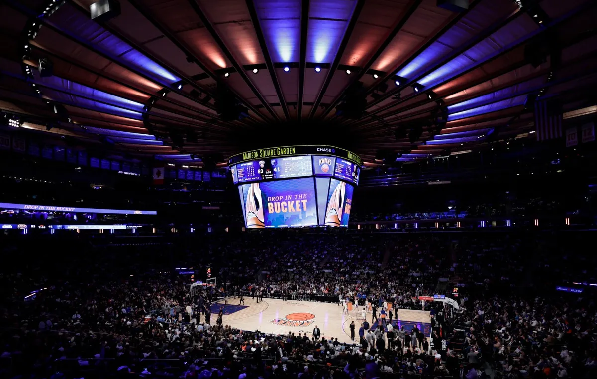Νικς MSG Game 3 τελικοί NBA Τραμπ