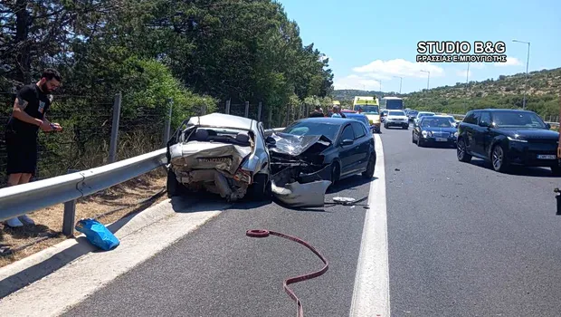 τροχαίο ατύχημα καραμπόλα αυτοκινητόδρομος Κορίνθου Τριπόλεως