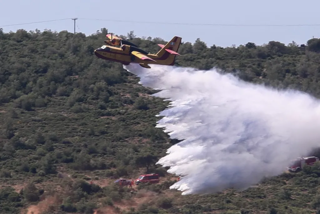 πυρκαγιά δασική έκταση Σκαλωσιά Λουτράκι Κορινθία