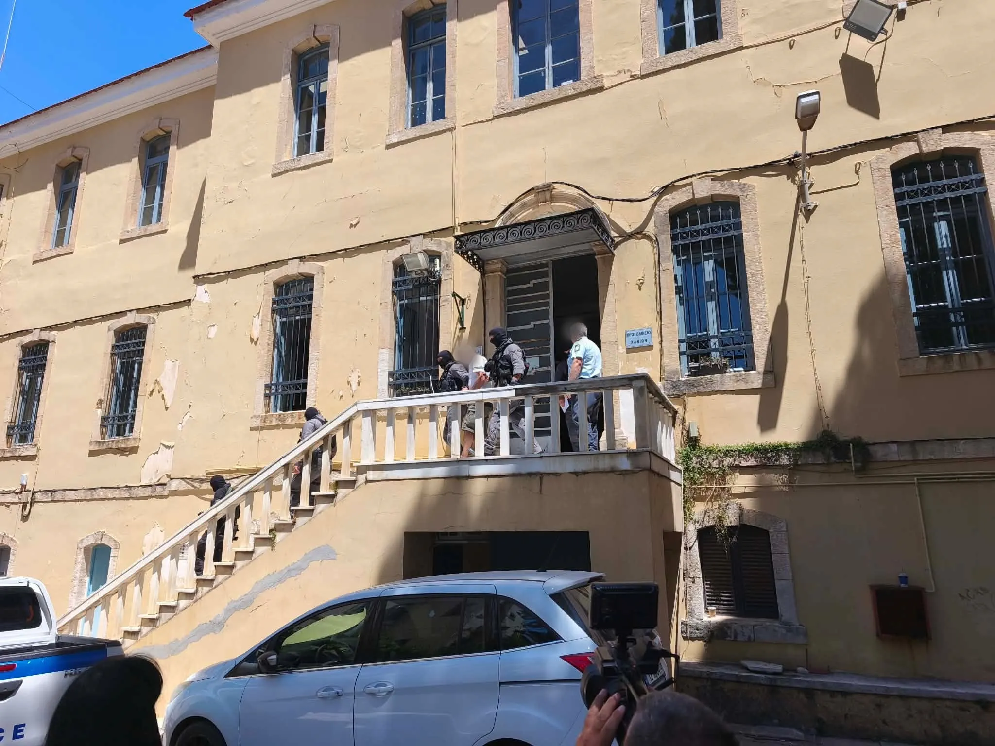 Δικαστικό Μέγαρο Χανίων προφυλάκιση δολοφόνου Σταυρούλας