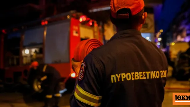 Πυρκαγιά σε υπαίθριο χώρο στα Άνω Λιόσια Αττικής