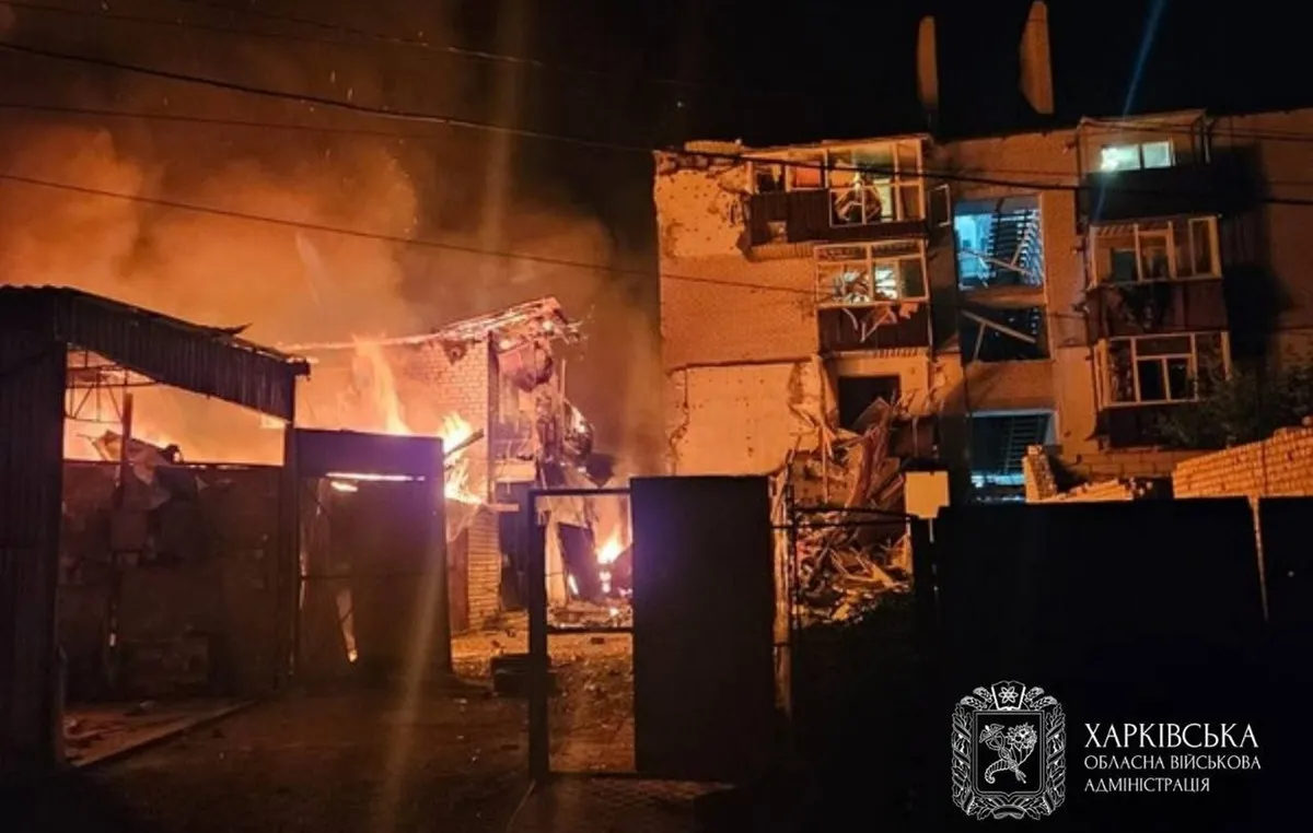 Καπνός από ρωσική επίθεση στο Χαρκόβο Ουκρανία