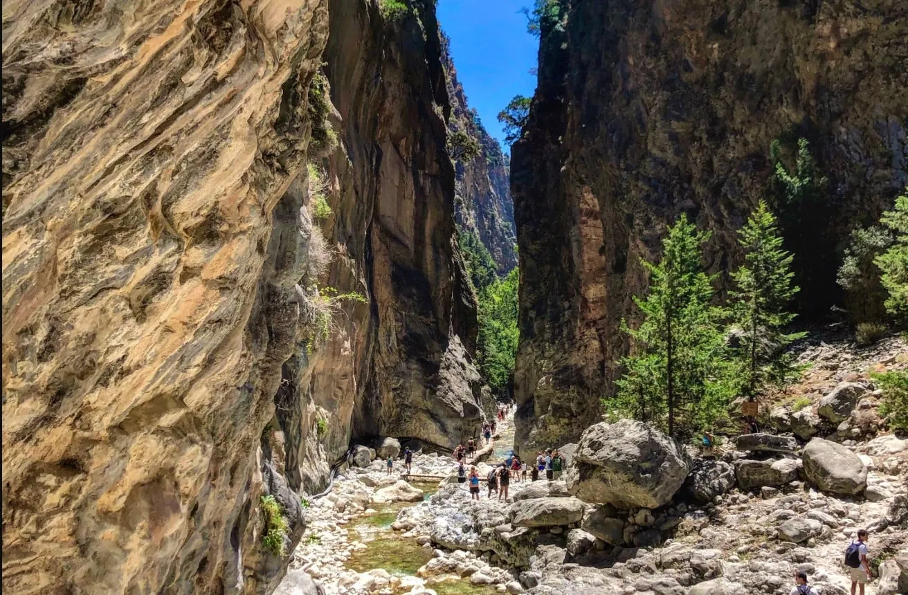 φαράγγι Σαμαριάς εκκένωση σεισμός Γαύδος Κρήτη