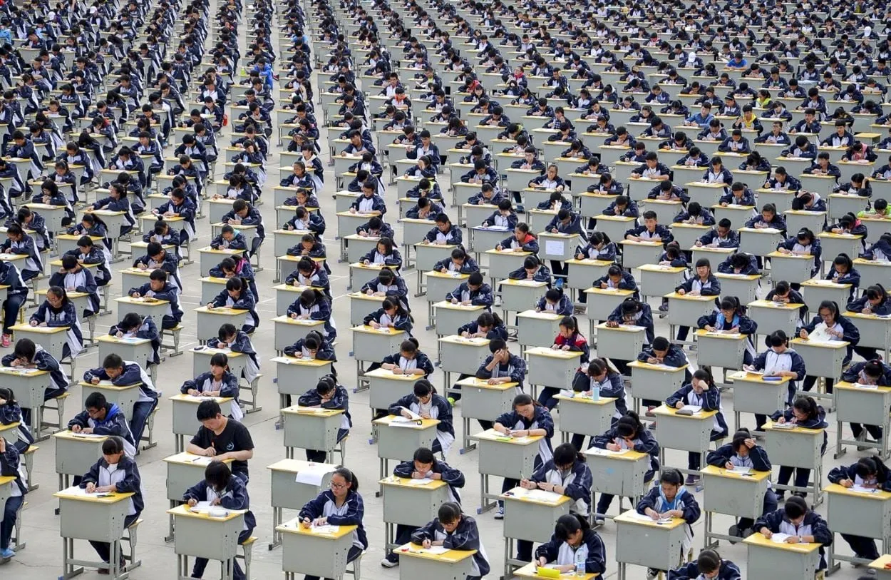 Μαθητές στις gaokao εξετάσεις εισαγωγής στην Κίνα