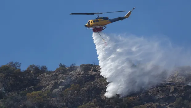 Φωτιά χαμηλή βλάστηση Αμπελάκια Σαλαμίνα πυροσβέστες