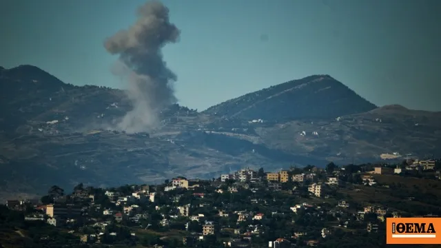 Καπνός από ισραηλινή επιδρομή drone στη Ναμπατία Λιβάνου